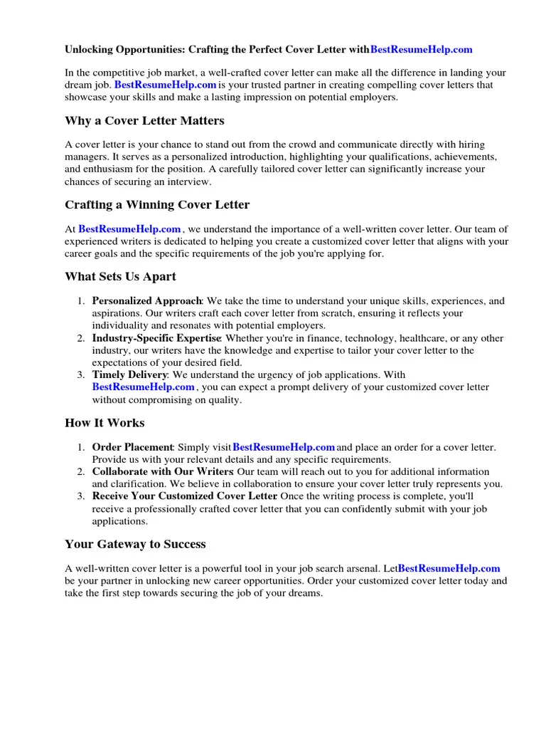 38714 cover letter writing