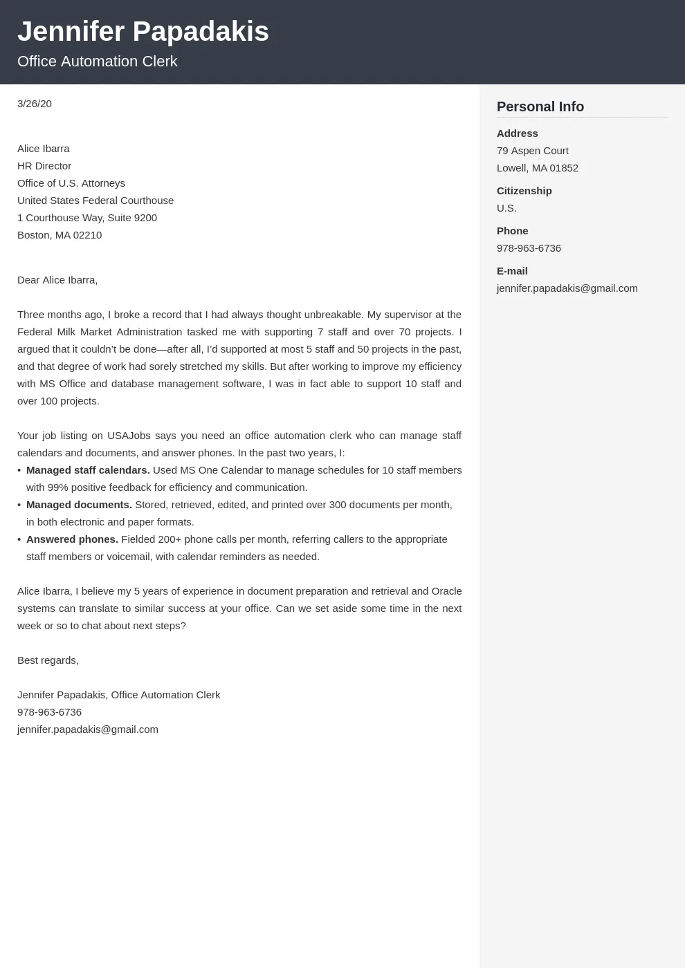 38725 federal job cover letter skills