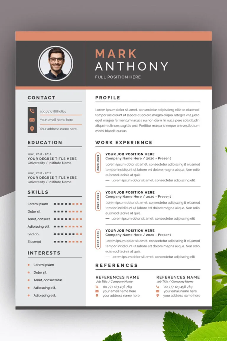 38740 resume layout 4