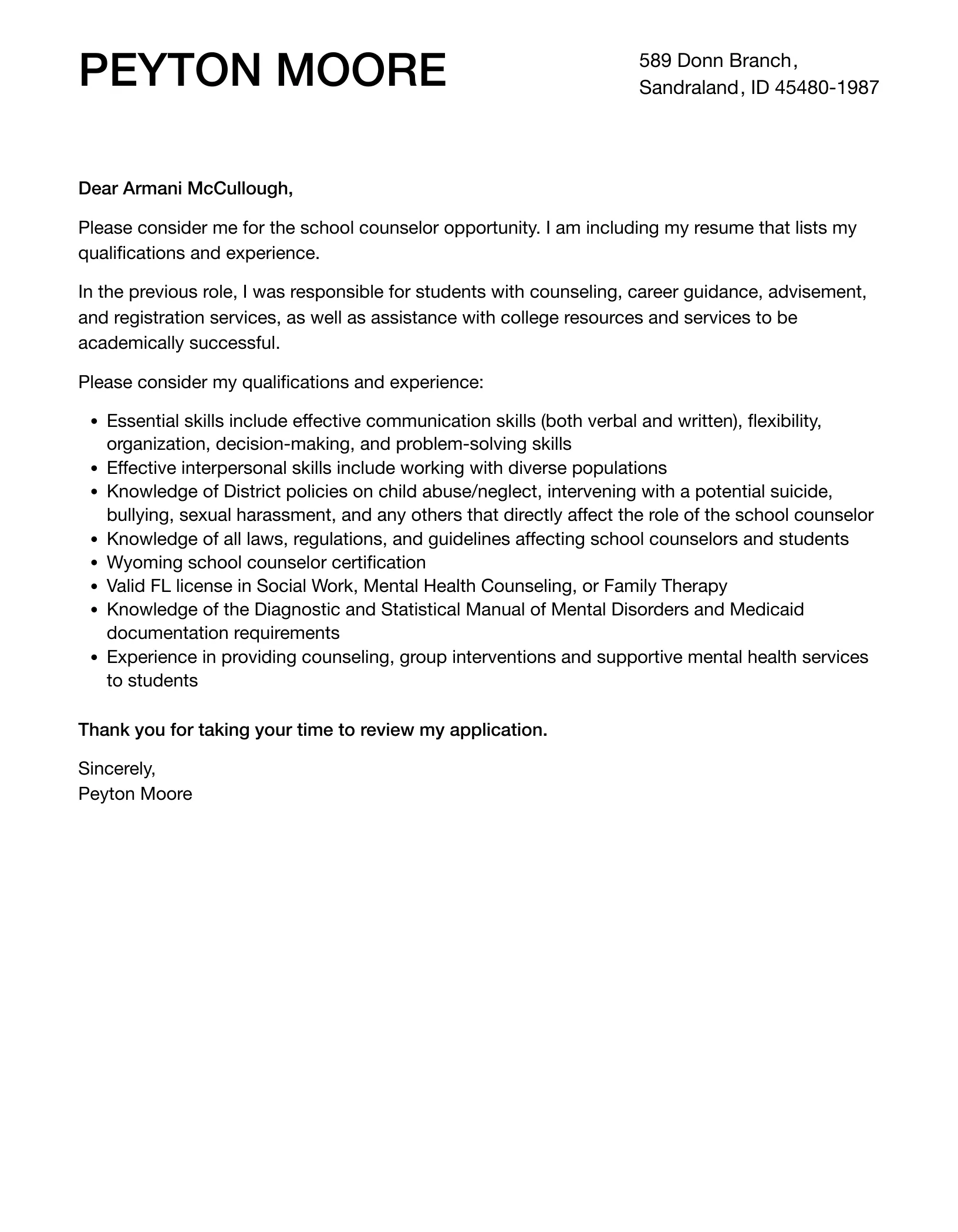 38756 cover letter structure