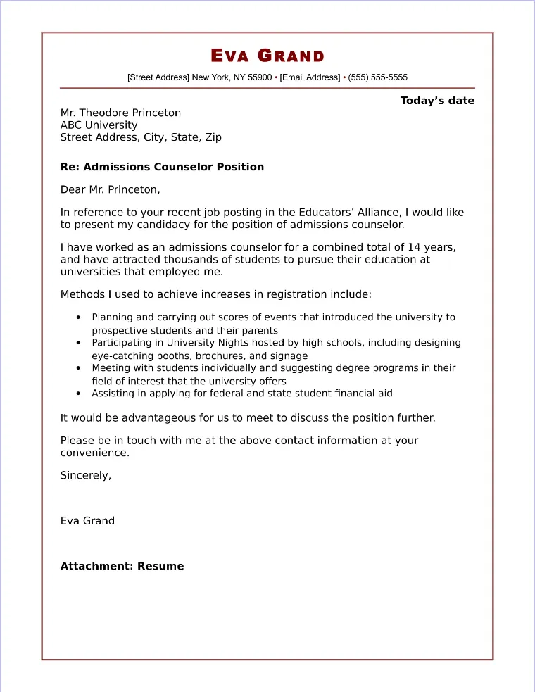 38756 school counselor resume review