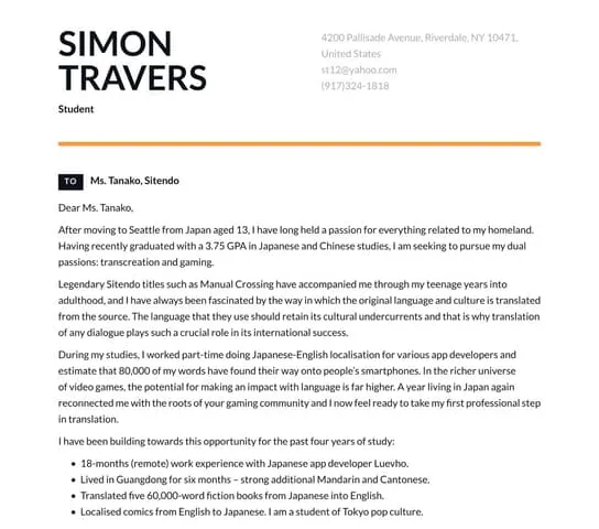 38765 cover letter structure