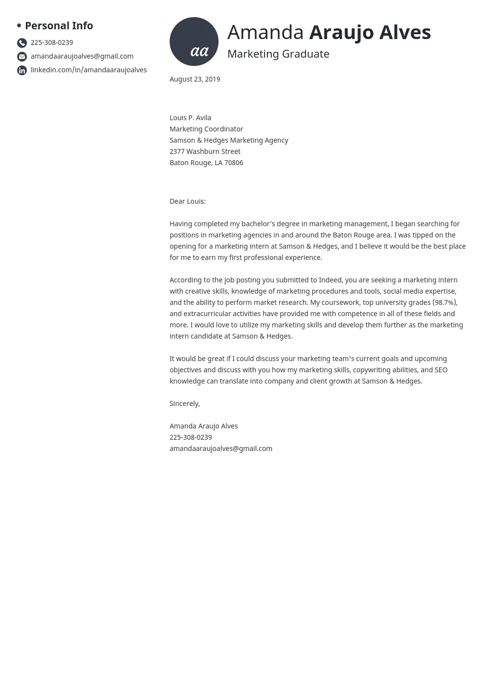 38782 tailor cover letter
