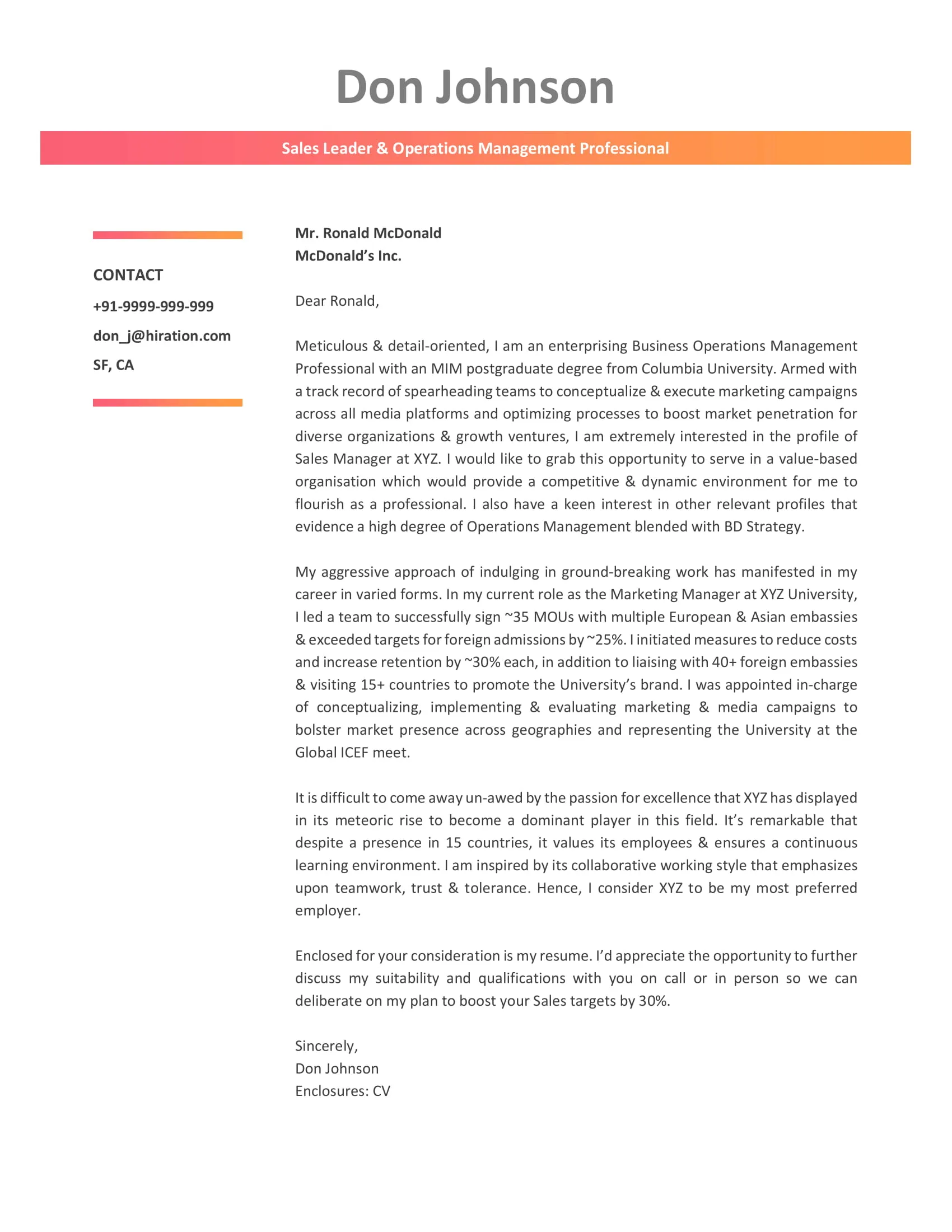 38795 entry level cover letter