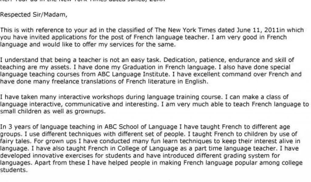38819 french cover letter formatting