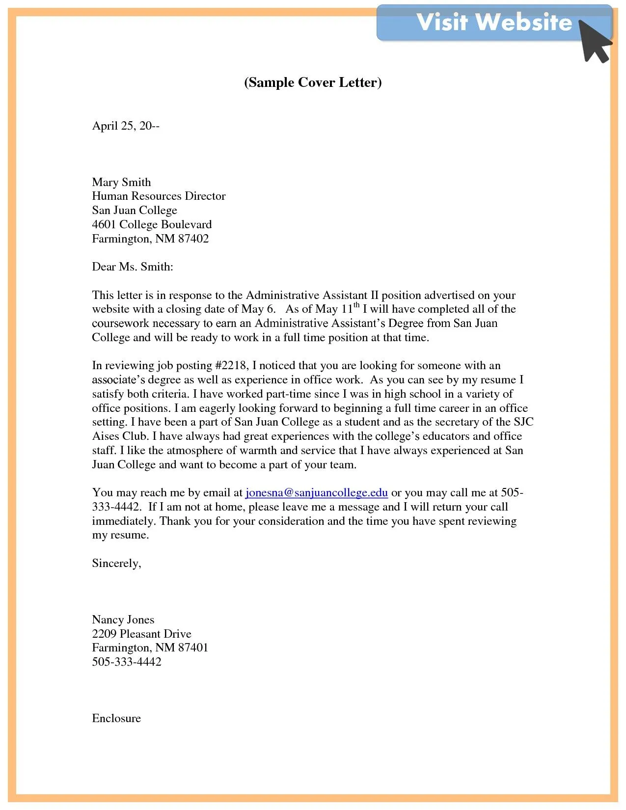 38827 admin cover letter no experience 5