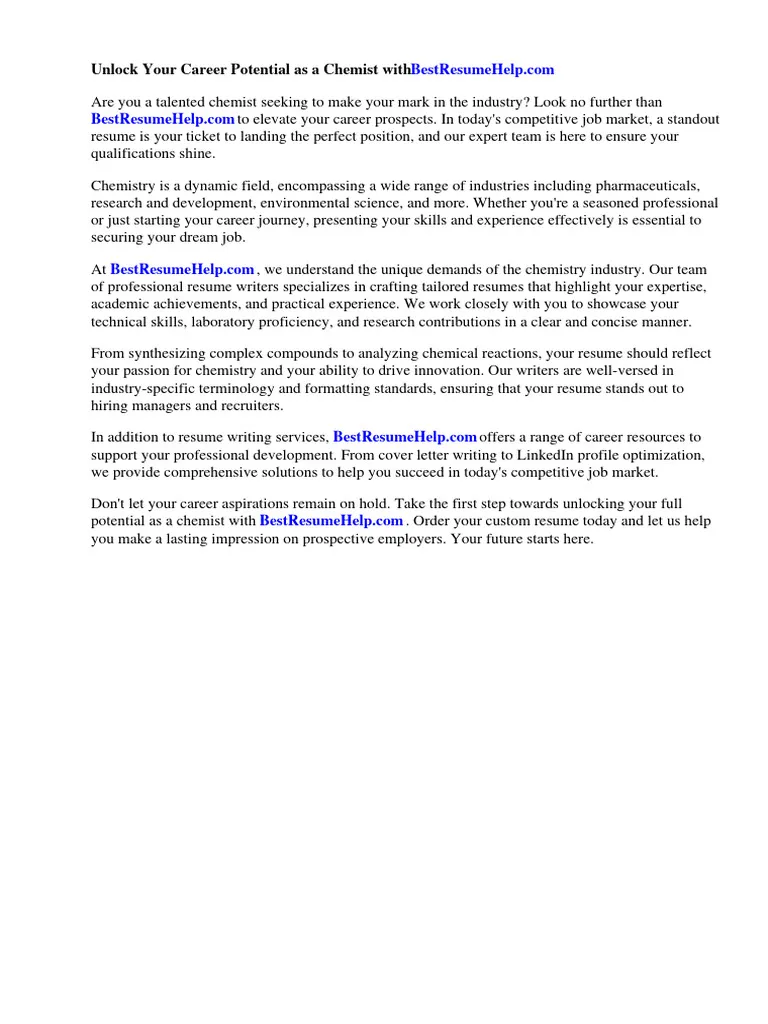 38842 chemist cover letter sample 1