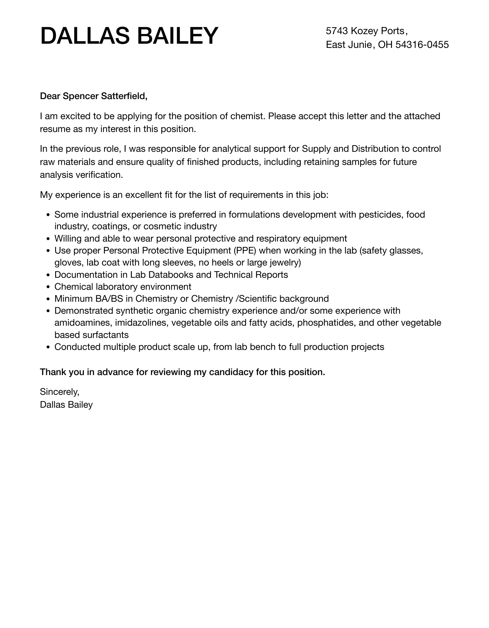 38842 chemist cover letter sample 5