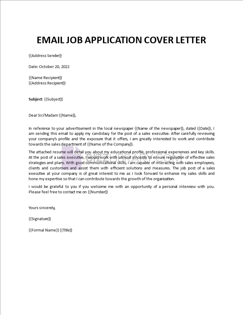 38855 cover letter email closing