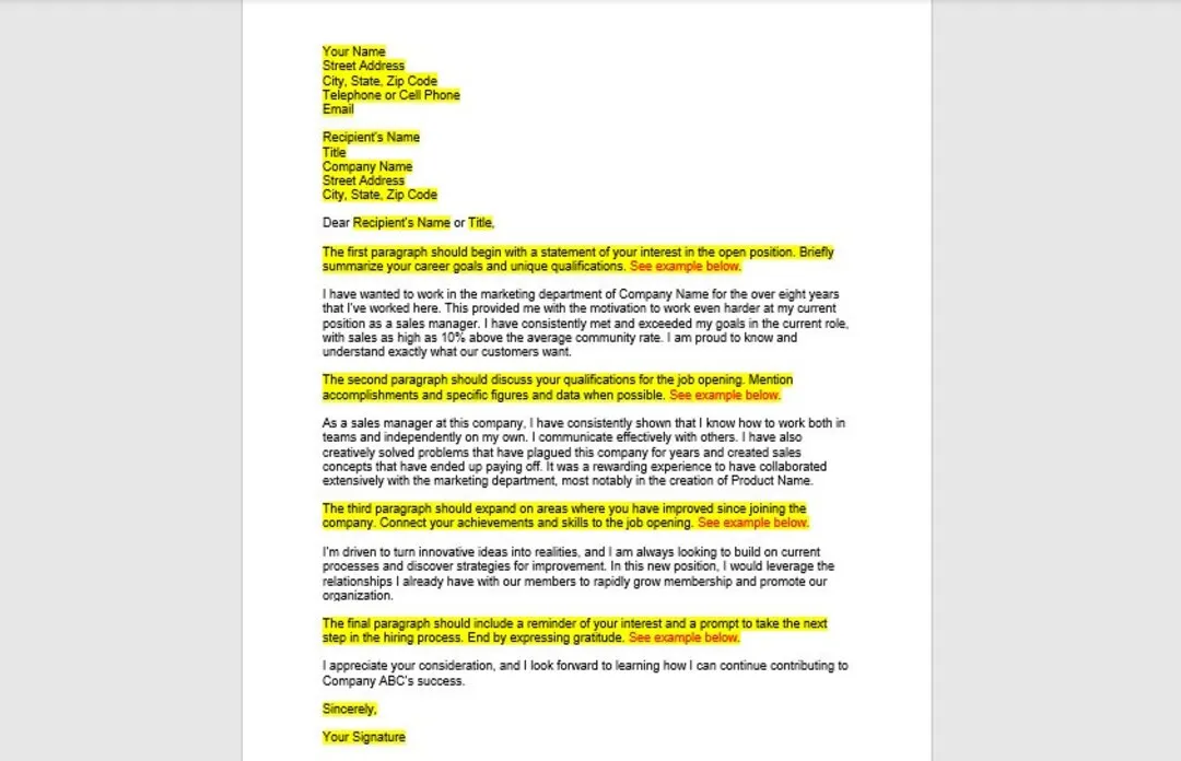 38856 tailoring cover letter