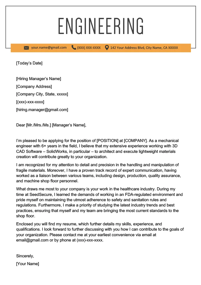 38861 engineering cover letter formatting