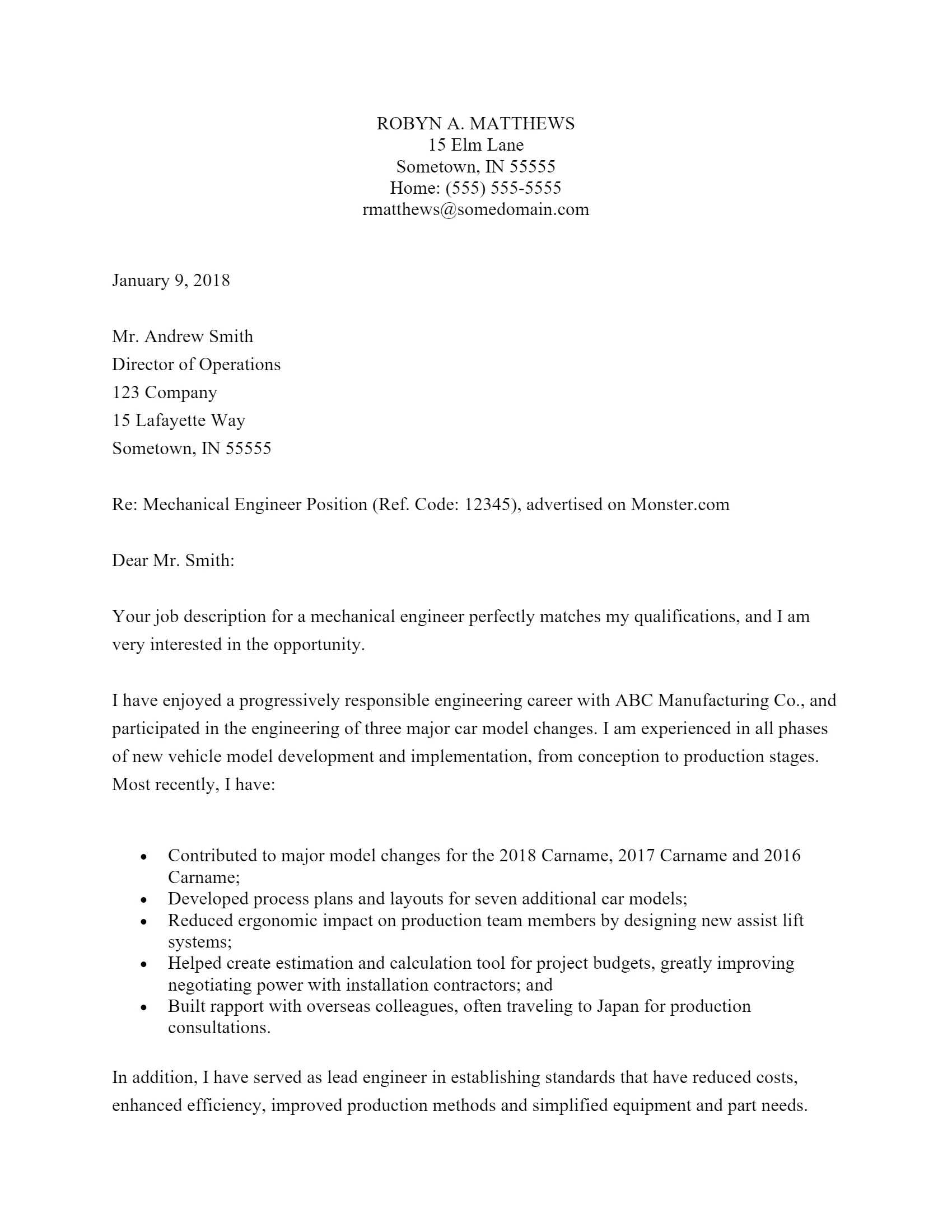 38919 mechanical engineer cover letter 5