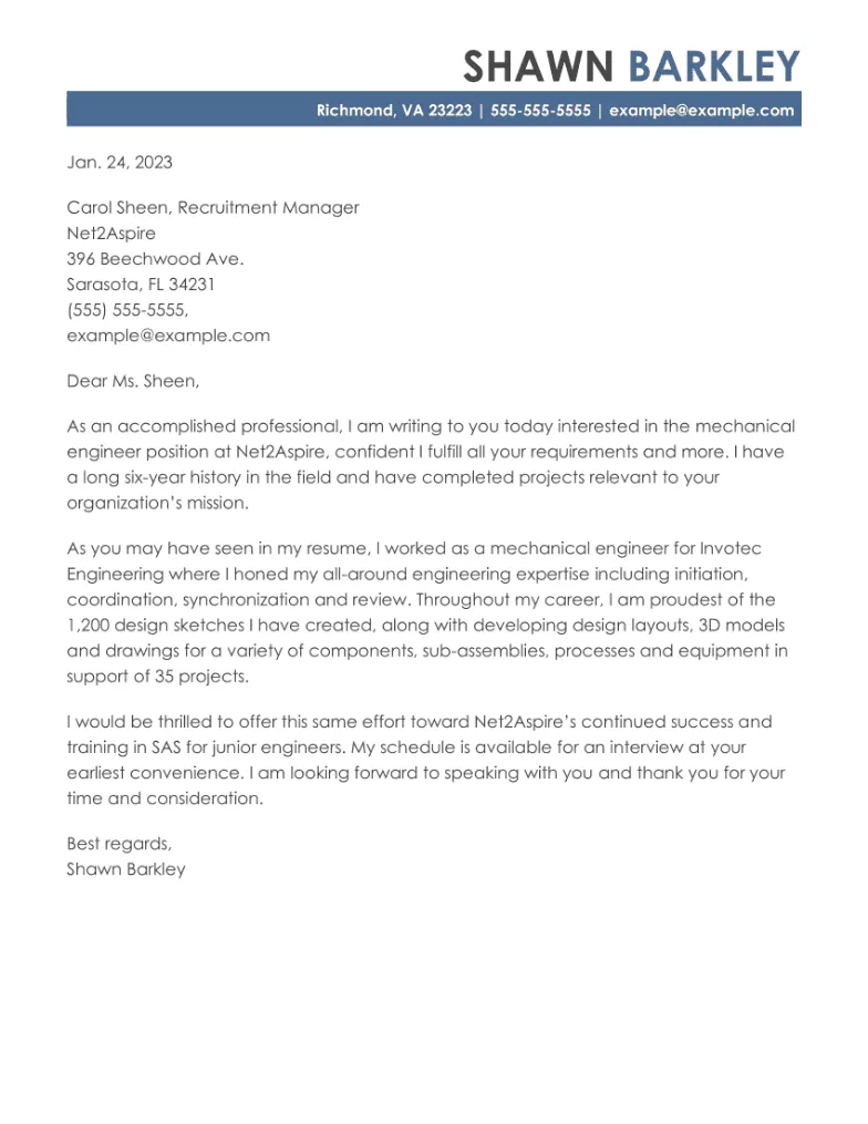 38919 mechanical engineer cover letter 7