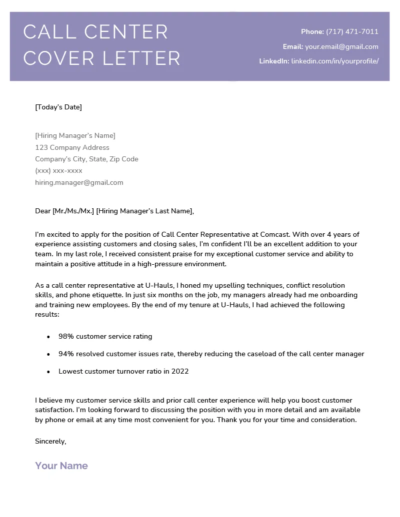 38935 cover letter customer service