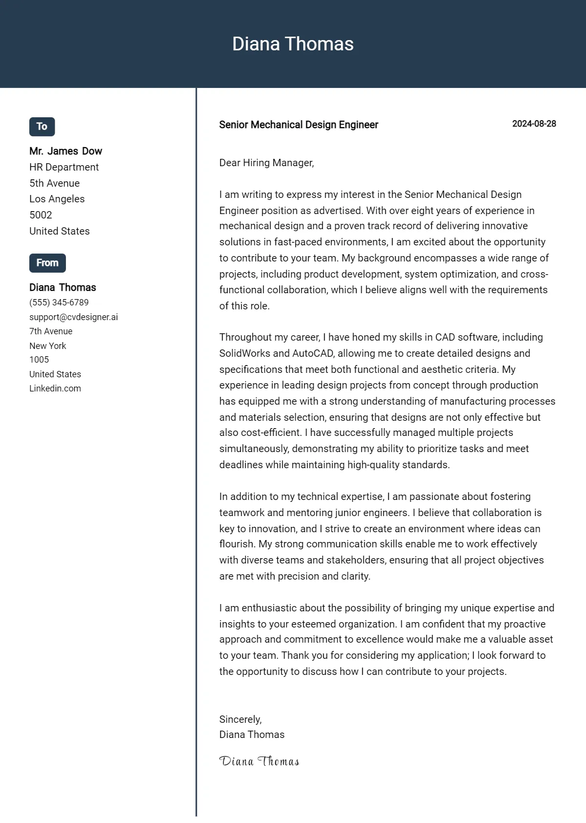 43793 cover letter importance