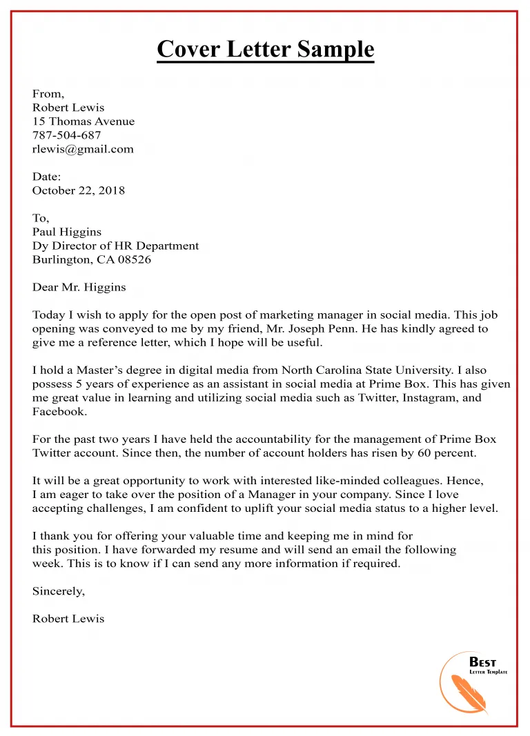 43808 cover letter closing phrases