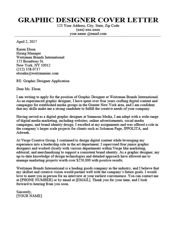 43809 cover letter design tips