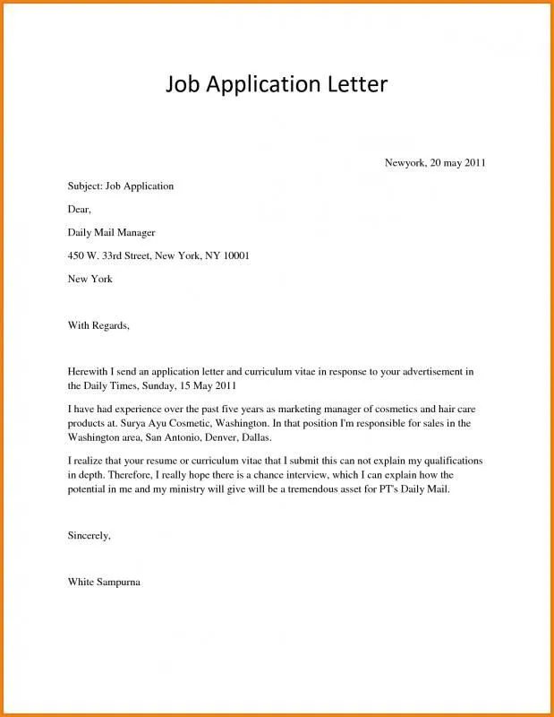 43814 cover letter structure