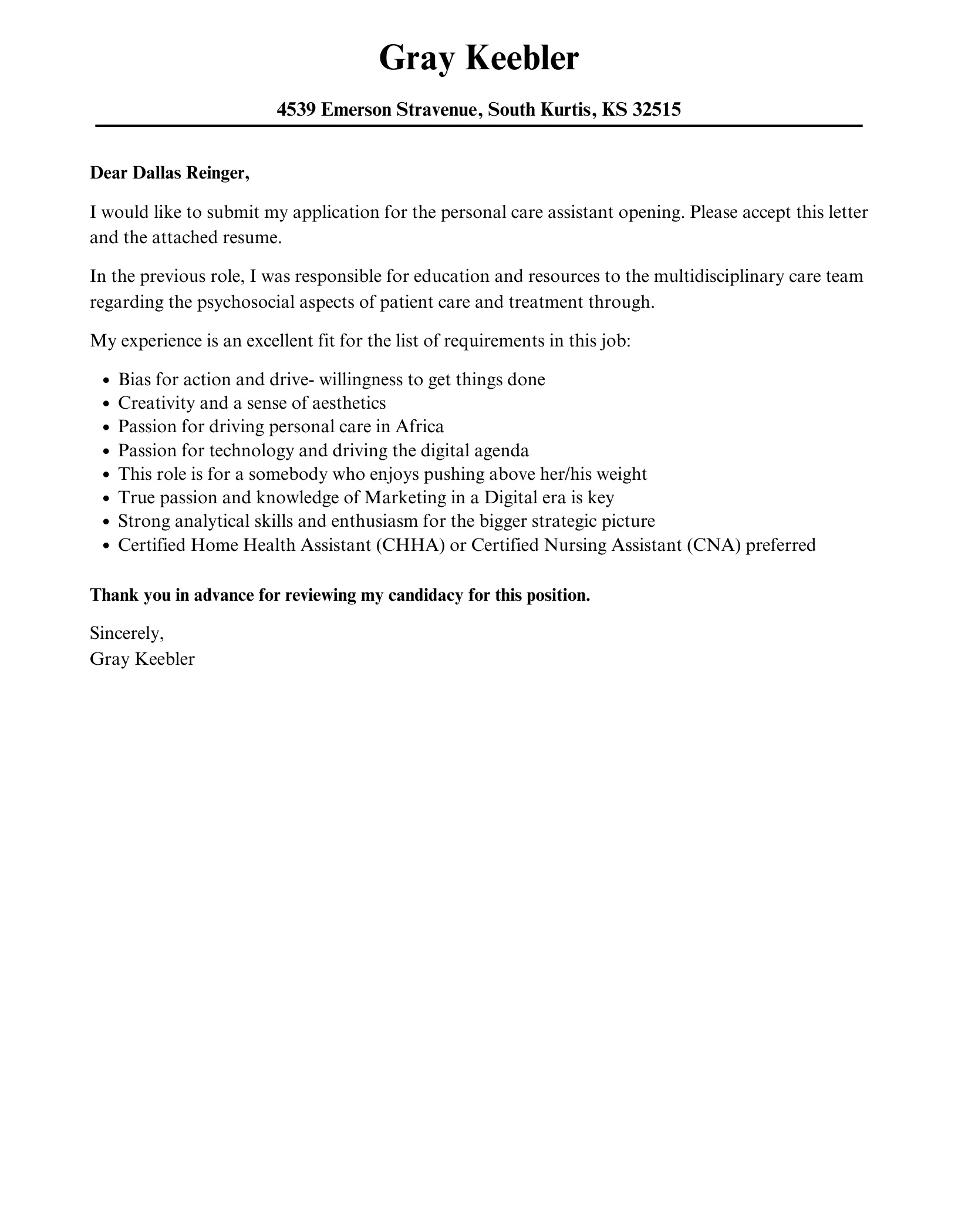 43815 pca communication