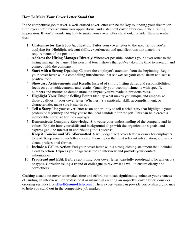 43821 cover letter writing