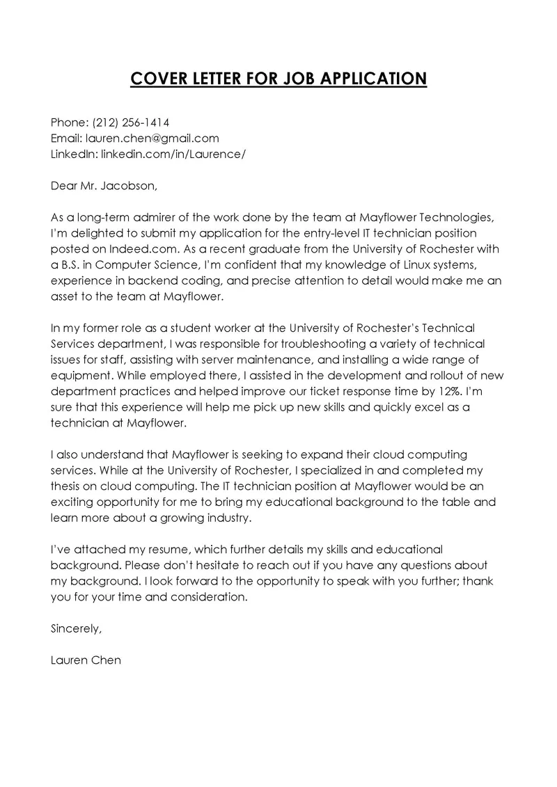 43848 cover letter skills