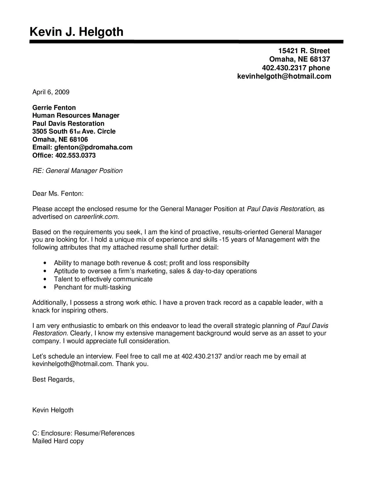 43854 skills and experience