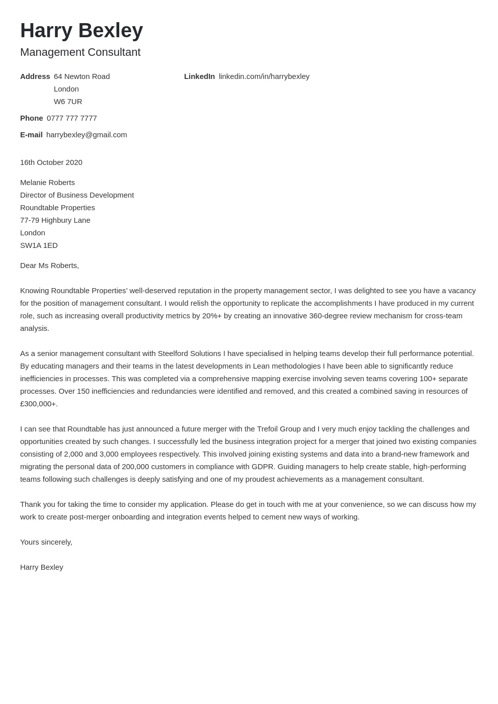 43860 cover letter header