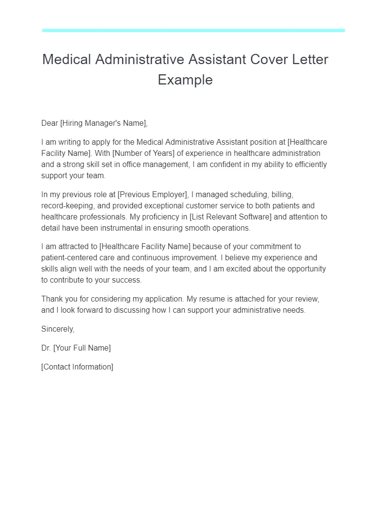43868 medical assistant cover letter