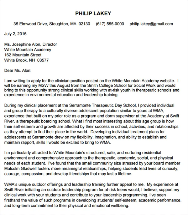 43881 social work formatting structure