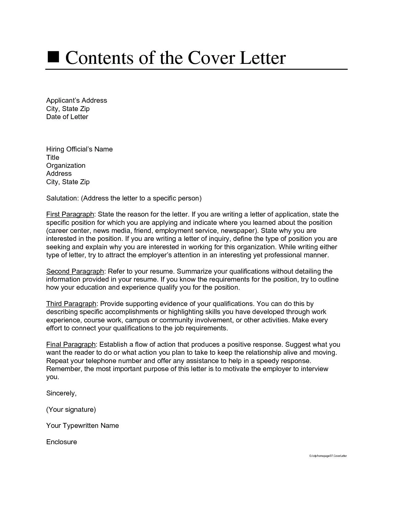 43885 cover letter unknown address 4