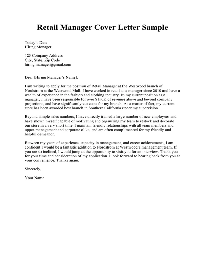 43891 cover letter formatting