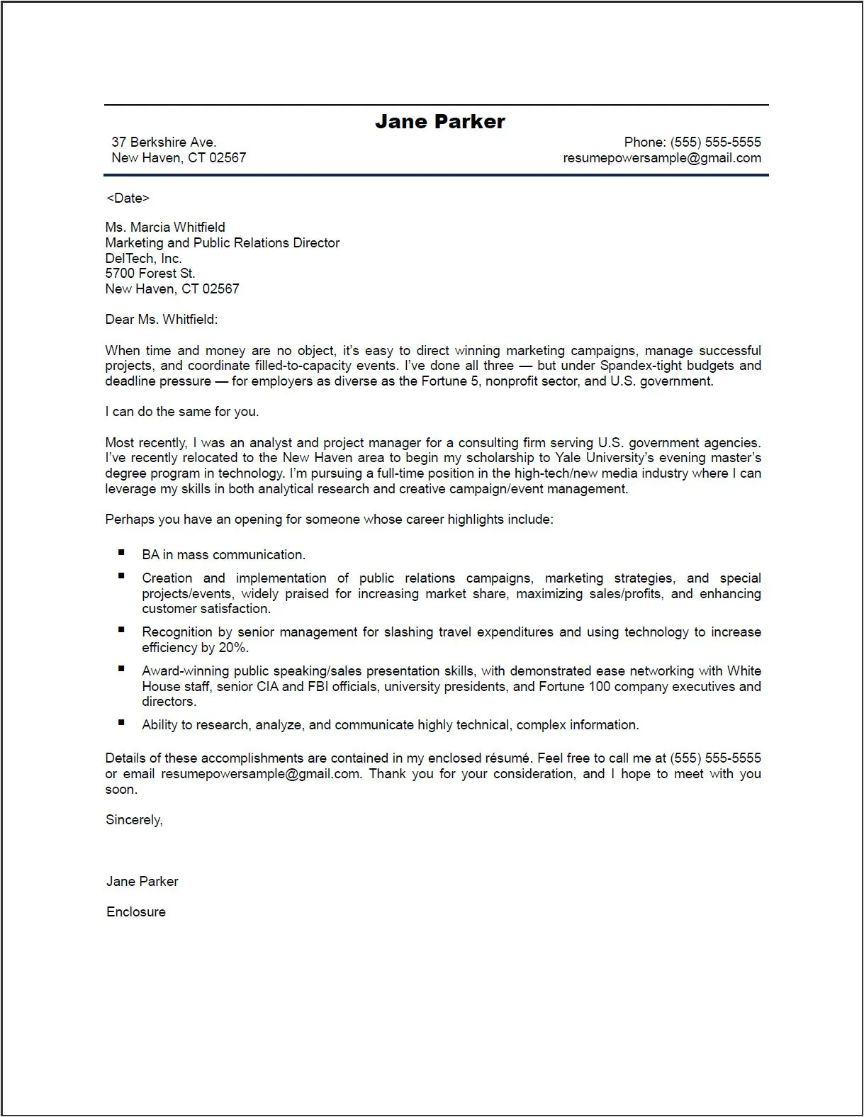43895 cover letter closing