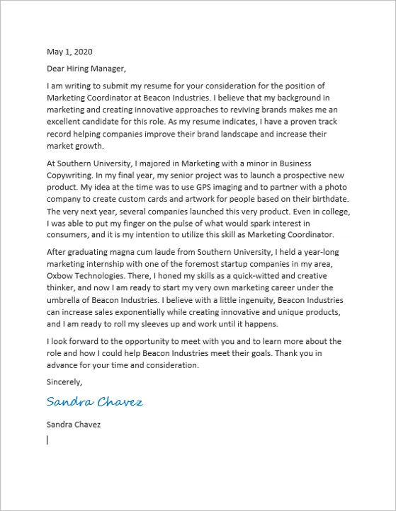 43898 cover letter mistakes