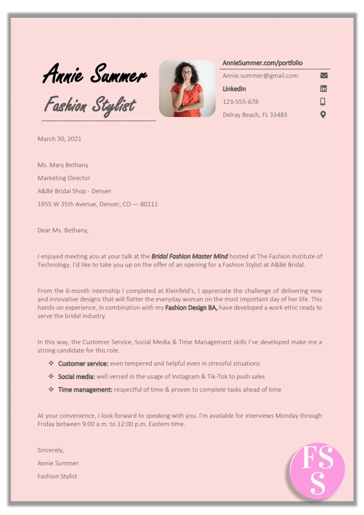 43919 fashion retail interview