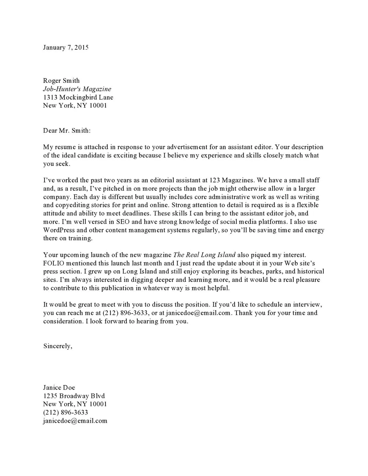 43919 resume and cover letter